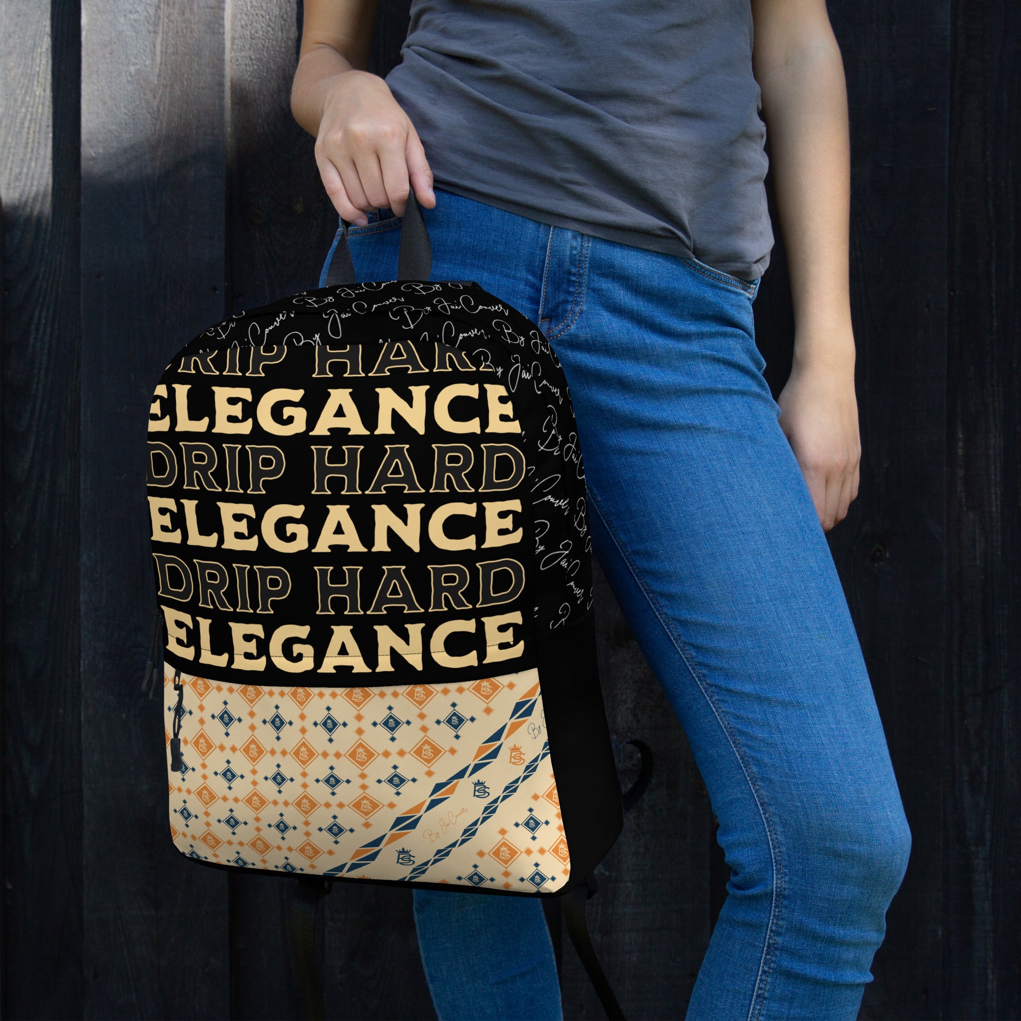 DRIP HARD / ELEGANCE Backpack “By Jai’Couver” — Street Business Urban Wear