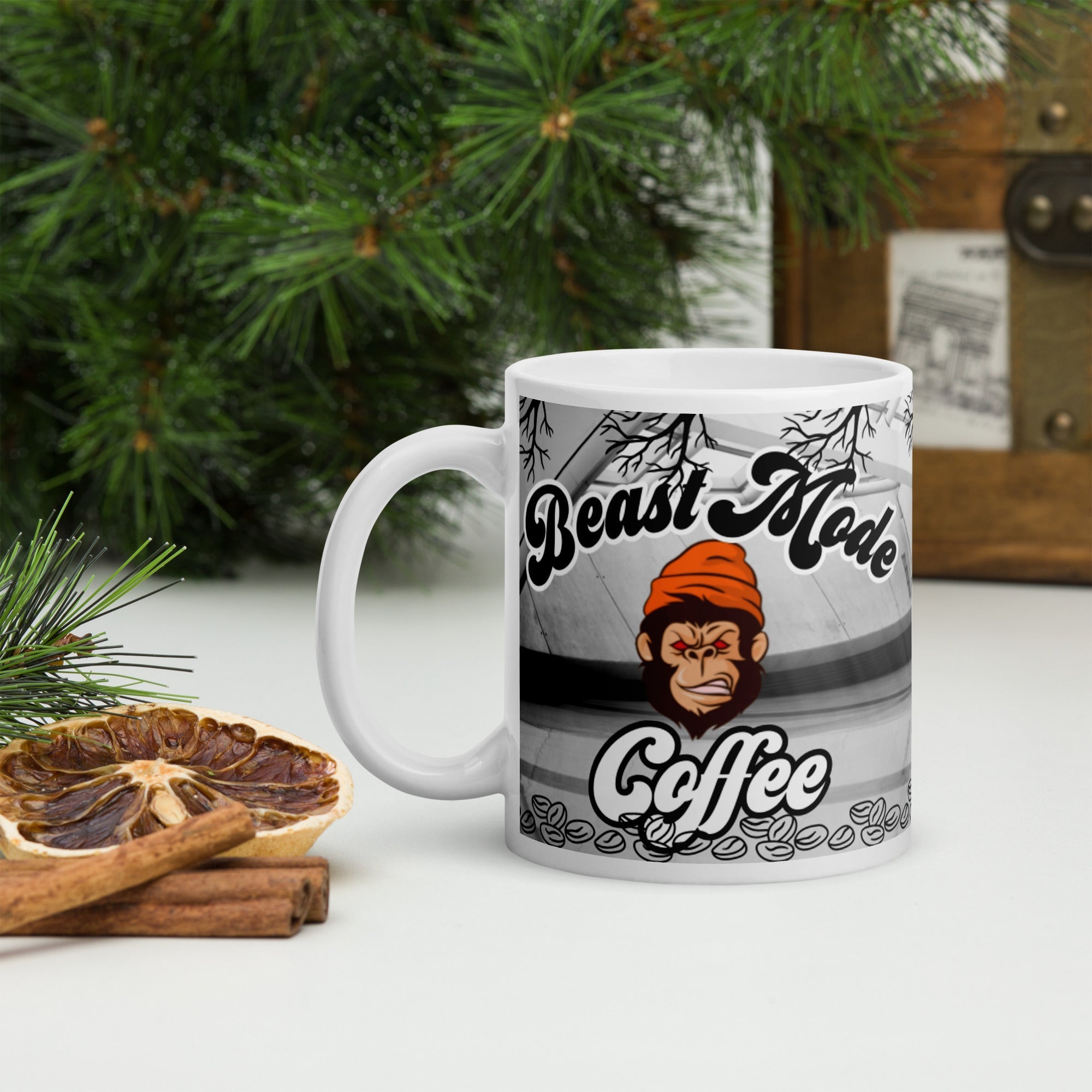 Beast Mode Coffee Glossy Mug - Street Business Urban Wear