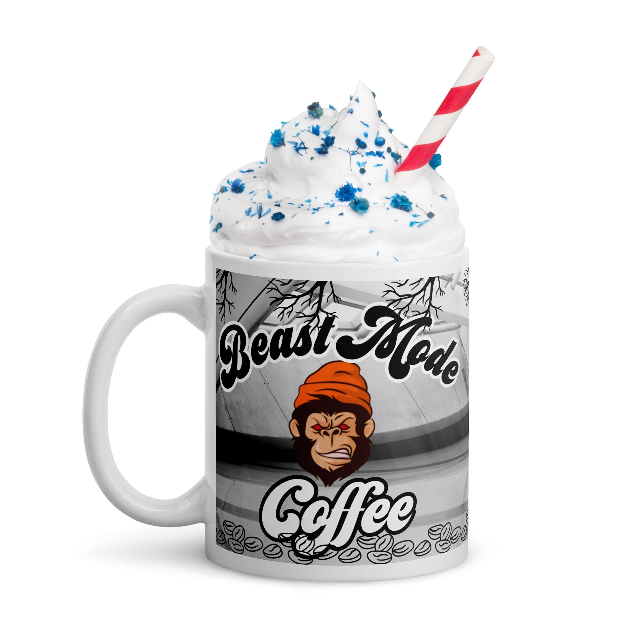 Beast Mode Coffee Glossy Mug - Street Business Urban Wear