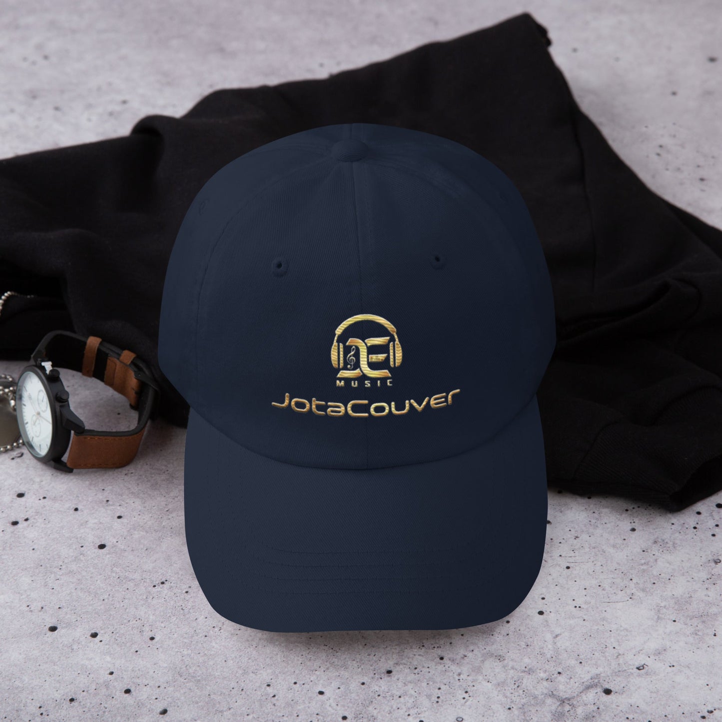 JotaCouver Entertainments Embroidery Logo Fan Hat - Street Business Urban Wear