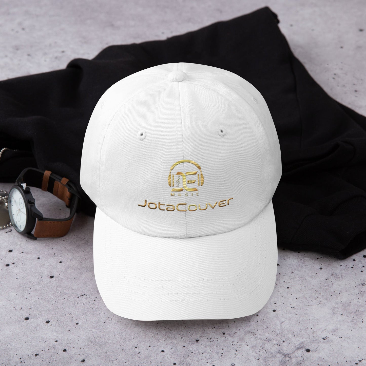 JotaCouver Entertainments Embroidery Logo Fan Hat - Street Business Urban Wear