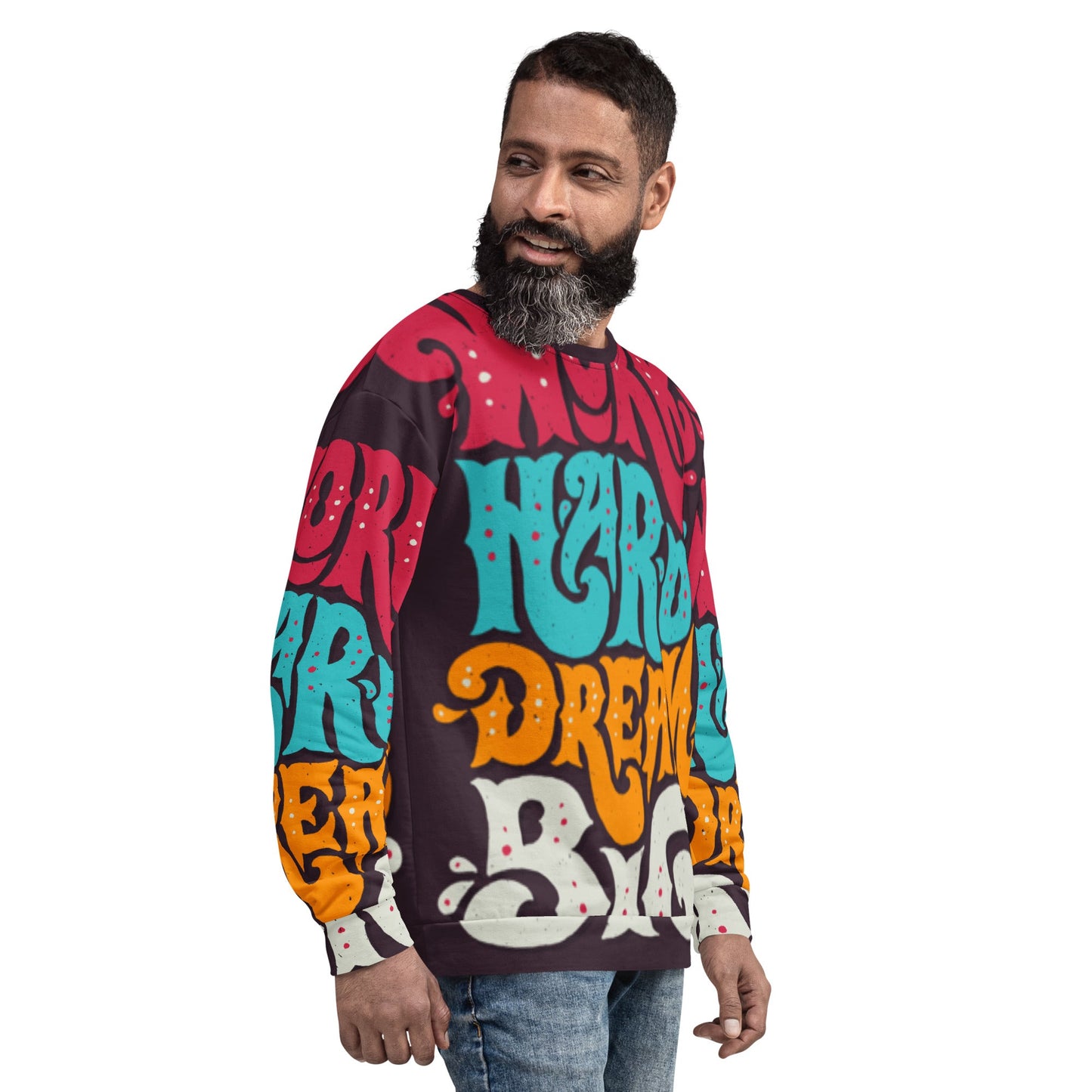 Limited Edition: Work Hard Dream Big Unisex Sweatshirt - Street Business Urban Wear