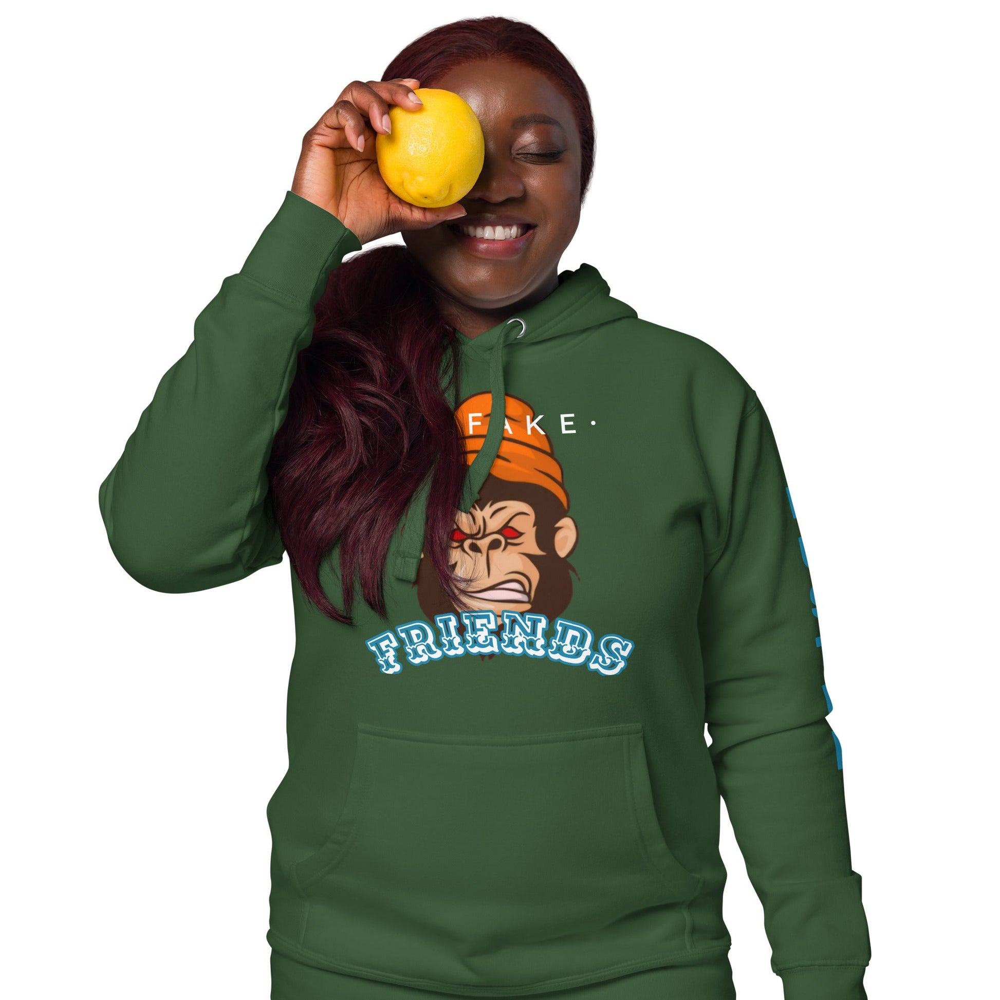 No Fake Friends Premium Unisex Hoodie - Street Business Urban Wear