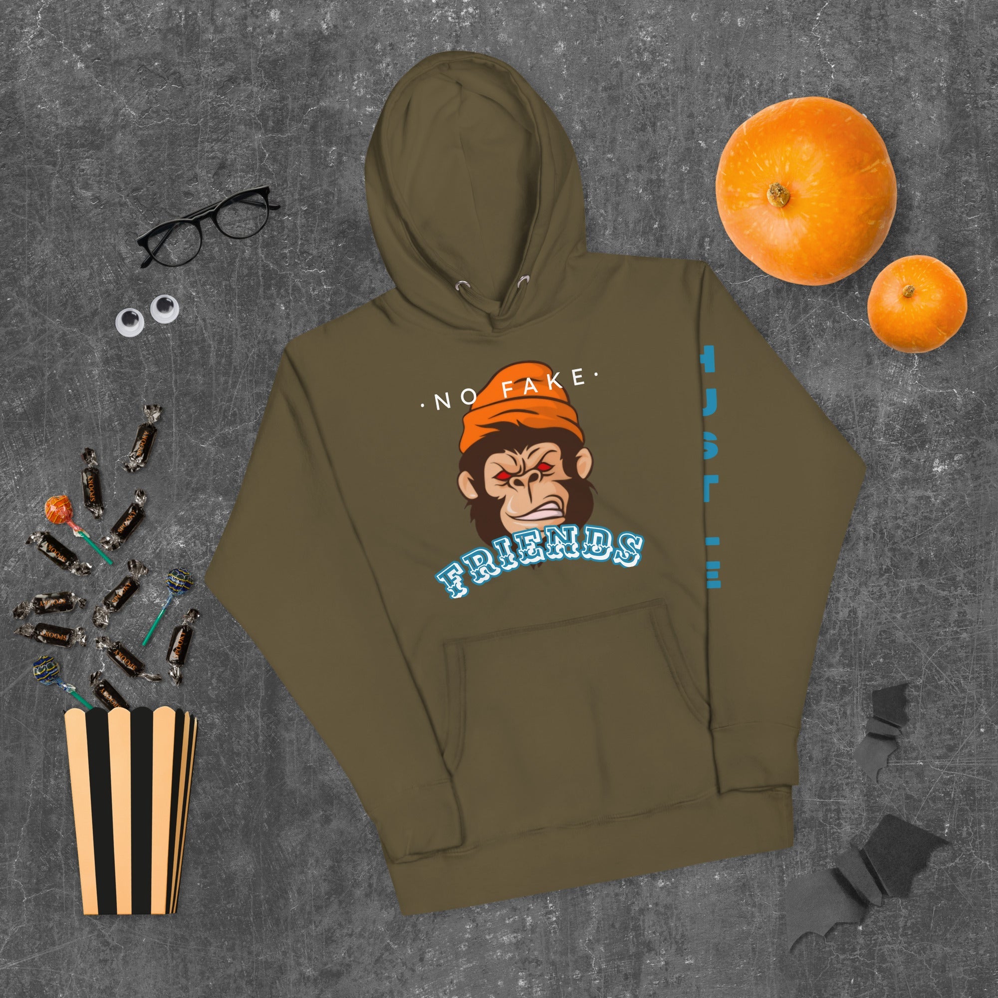 No Fake Friends Premium Unisex Hoodie - Street Business Urban Wear