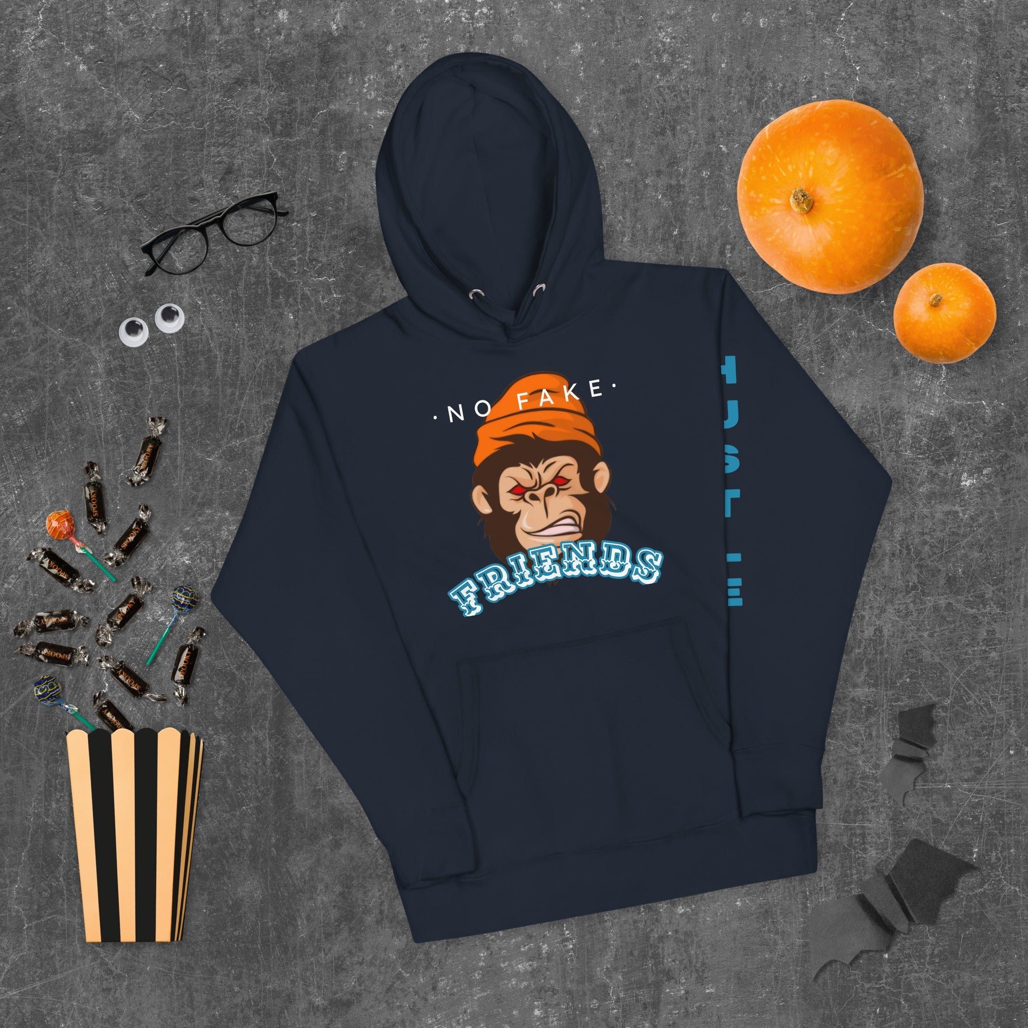 No Fake Friends Premium Unisex Hoodie - Street Business Urban Wear