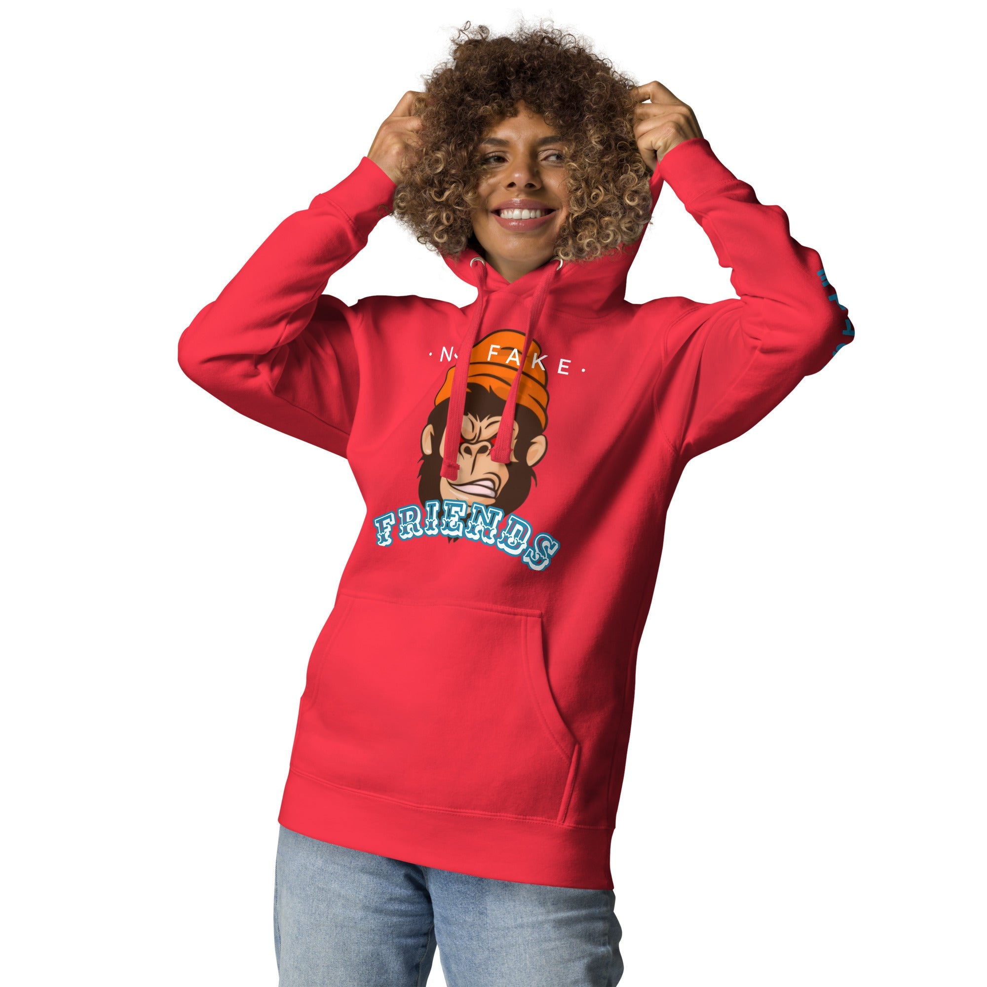 No Fake Friends Premium Unisex Hoodie - Street Business Urban Wear