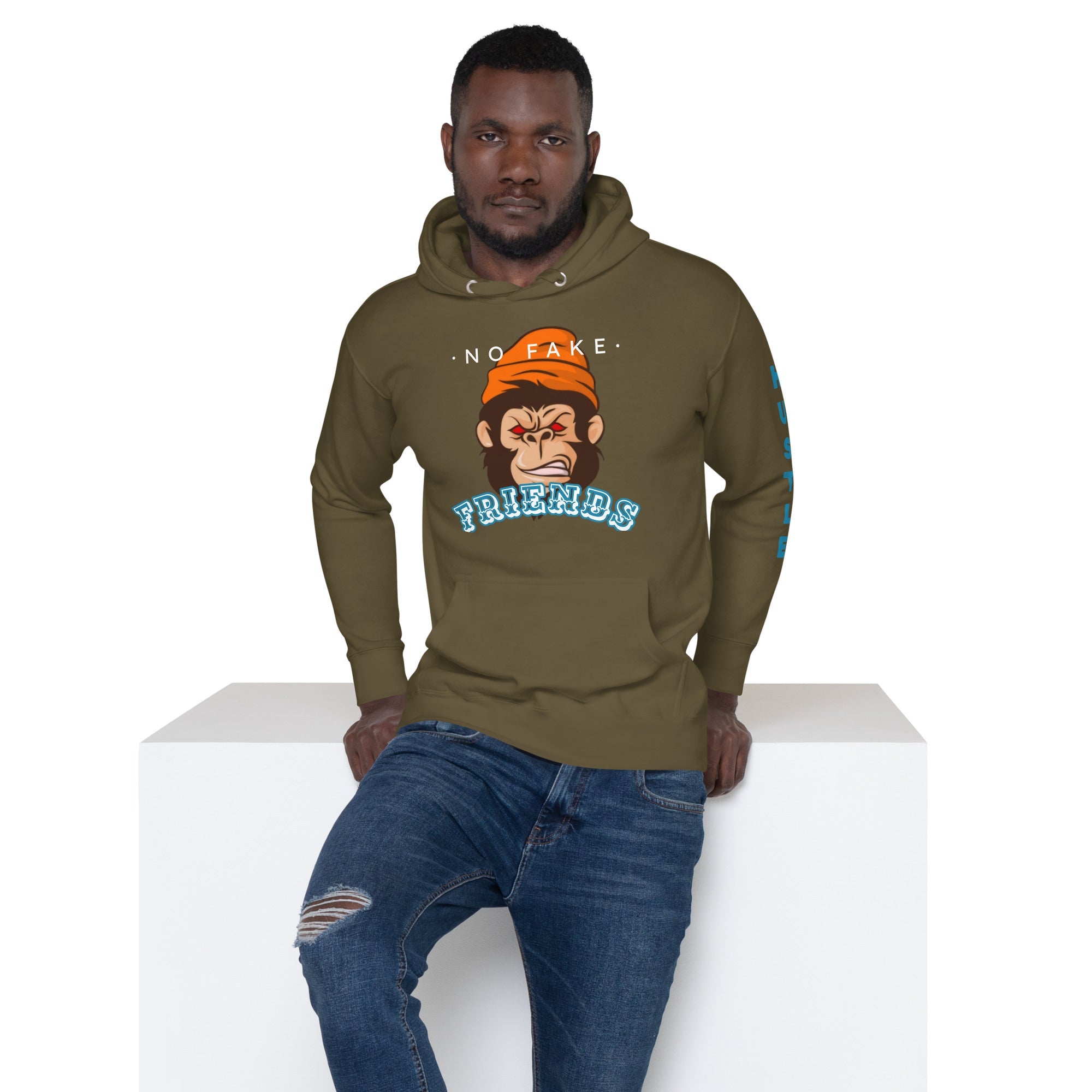 No Fake Friends Premium Unisex Hoodie - Street Business Urban Wear