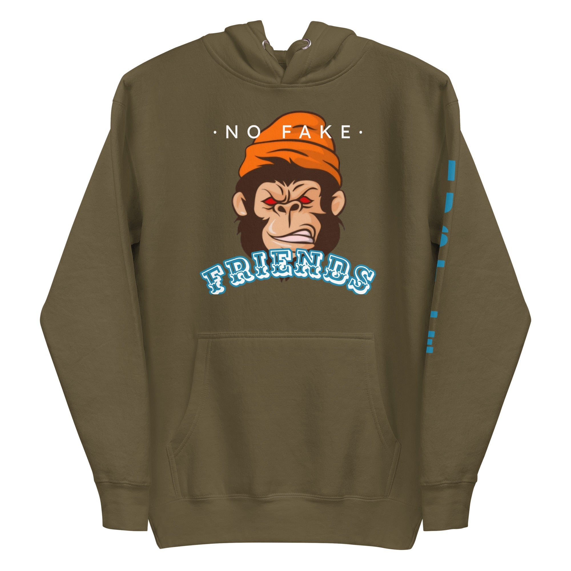 No Fake Friends Premium Unisex Hoodie - Street Business Urban Wear