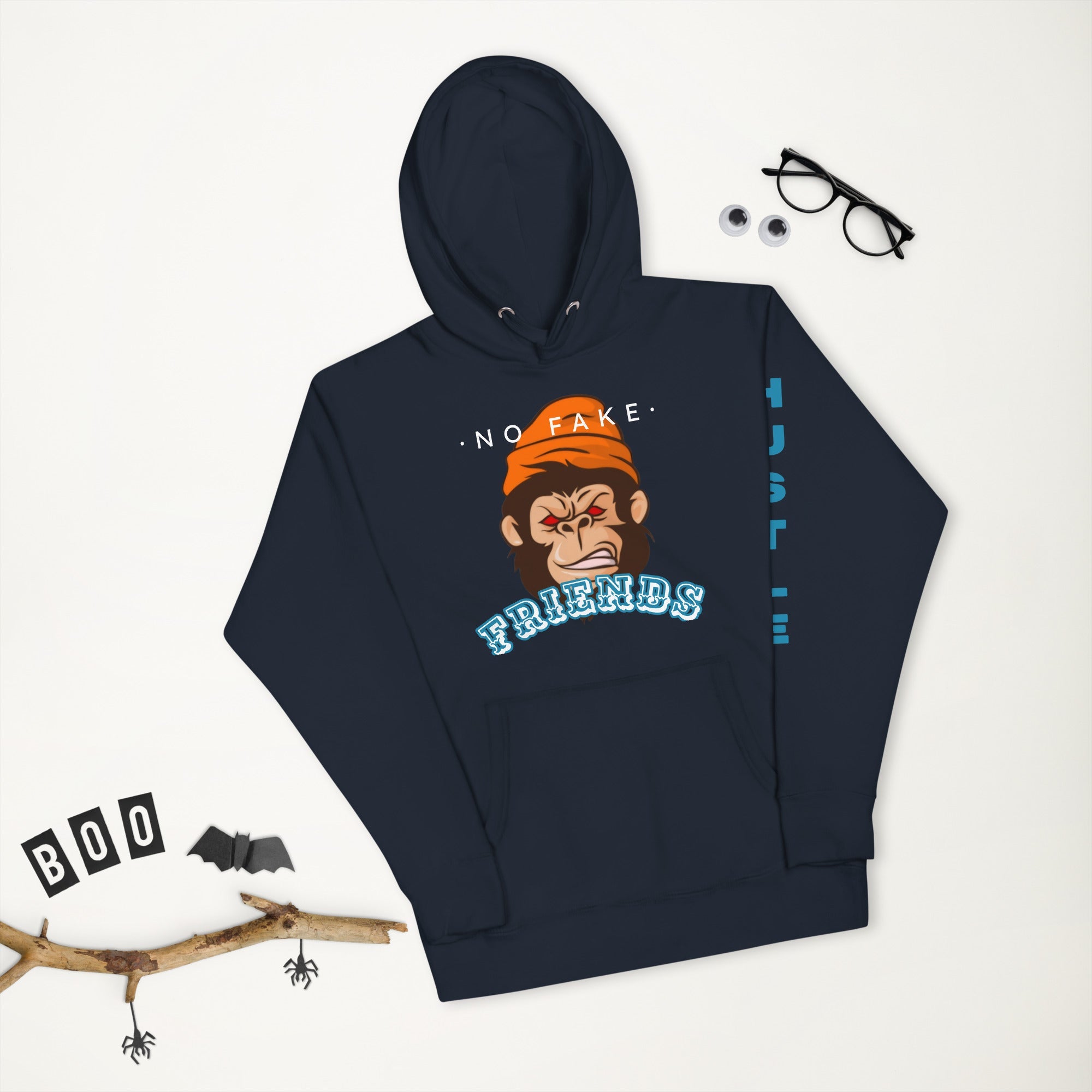 No Fake Friends Premium Unisex Hoodie - Street Business Urban Wear