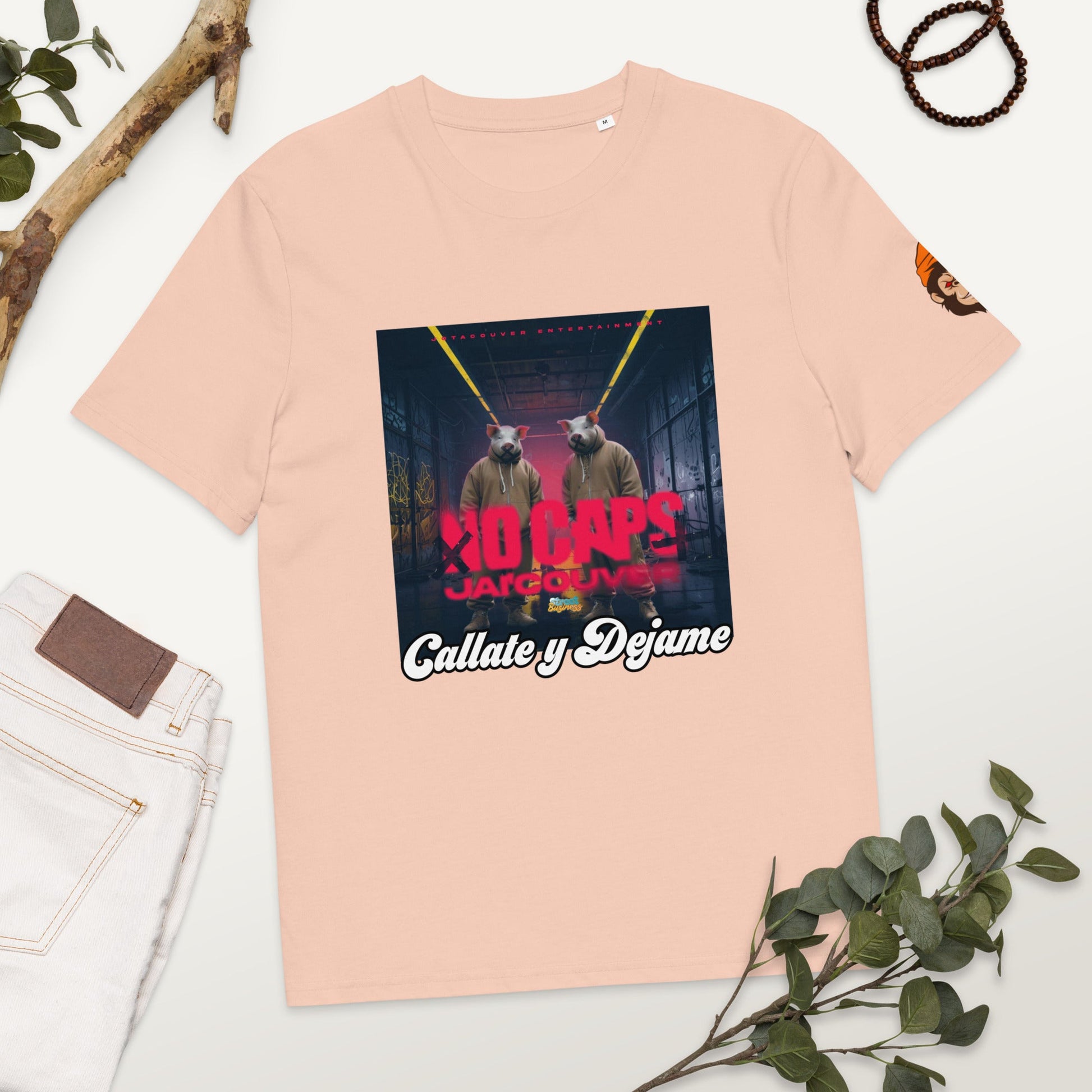 Organic Cotton No Caps t-shirt - Street Business Urban Wear
