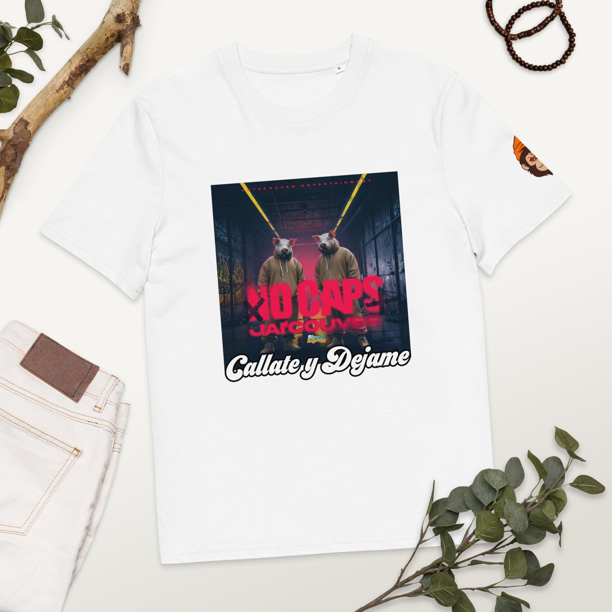 Organic Cotton No Caps t-shirt - Street Business Urban Wear