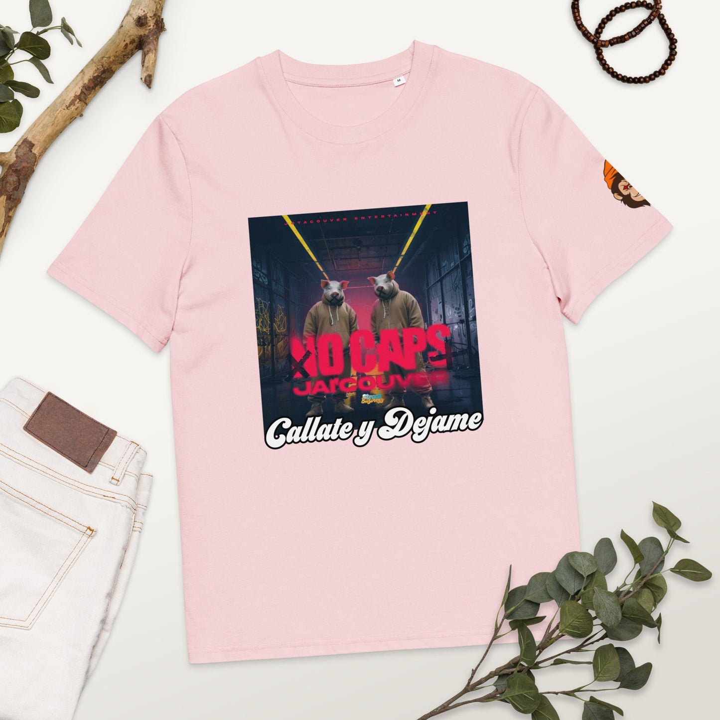 Organic Cotton No Caps t-shirt - Street Business Urban Wear