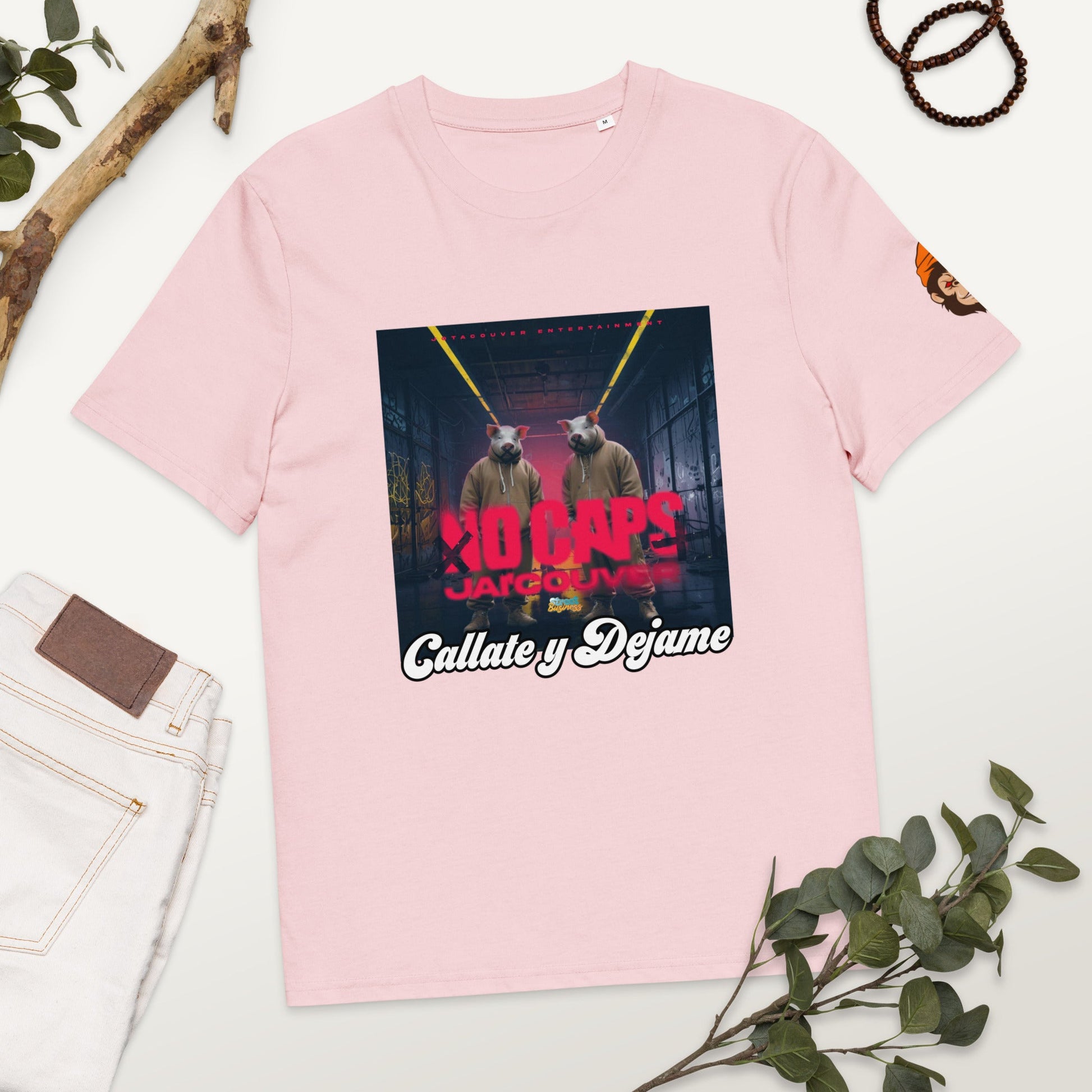 Organic Cotton No Caps t-shirt - Street Business Urban Wear