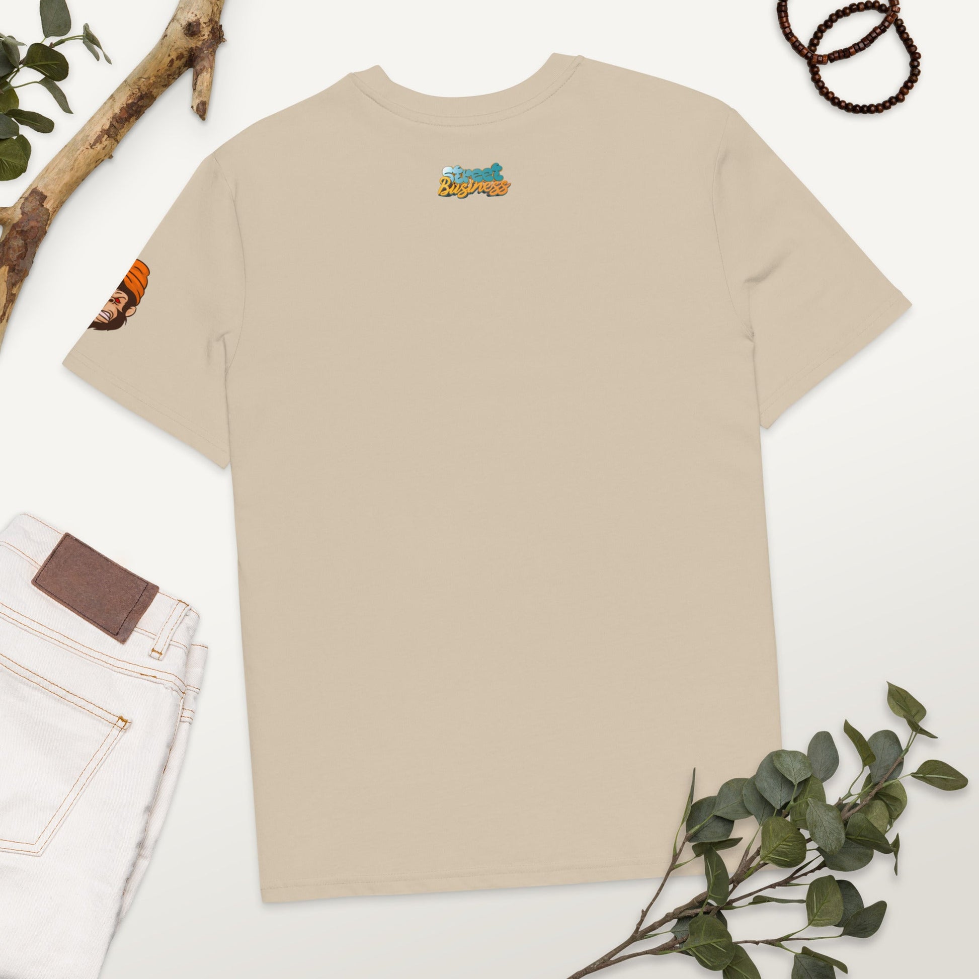 Organic Cotton No Caps t-shirt - Street Business Urban Wear