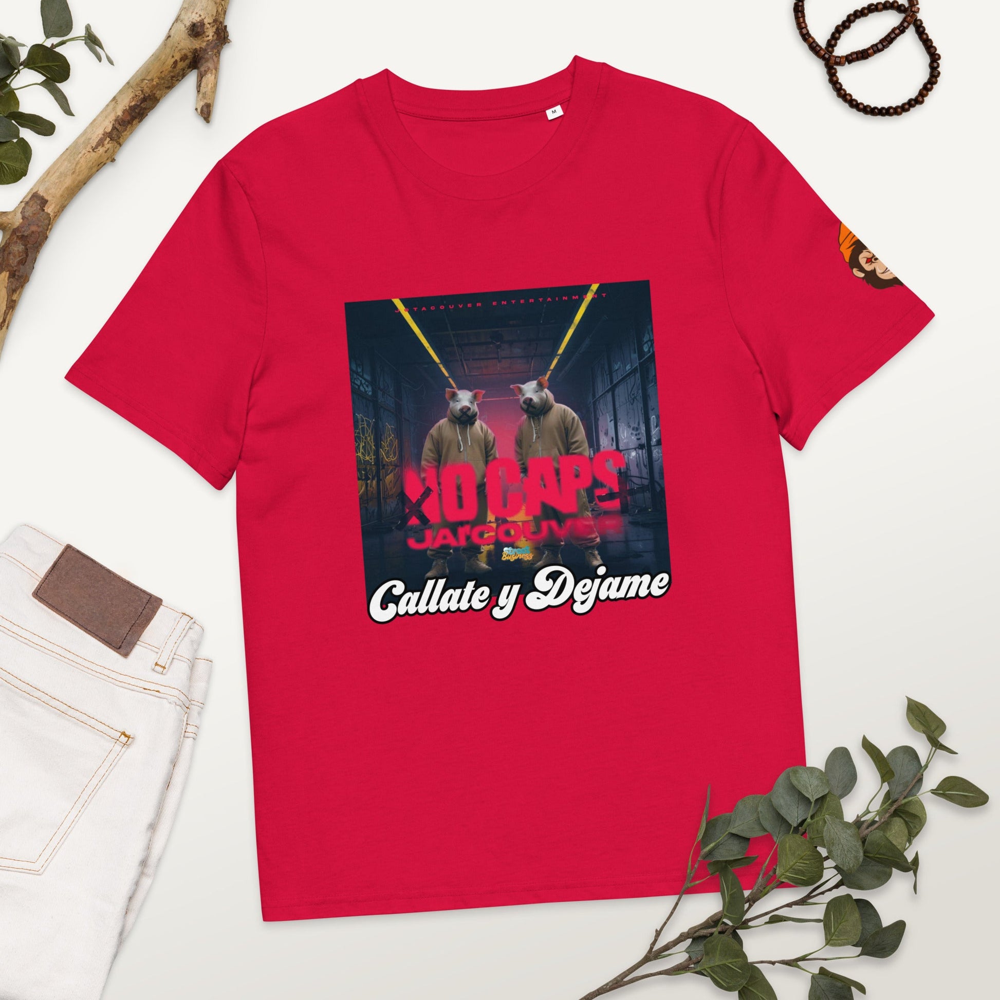 Organic Cotton No Caps t-shirt - Street Business Urban Wear