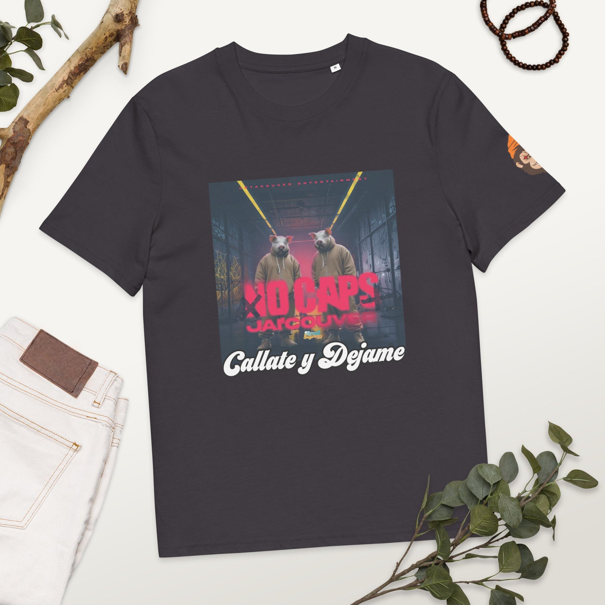 Organic Cotton No Caps t-shirt - Street Business Urban Wear