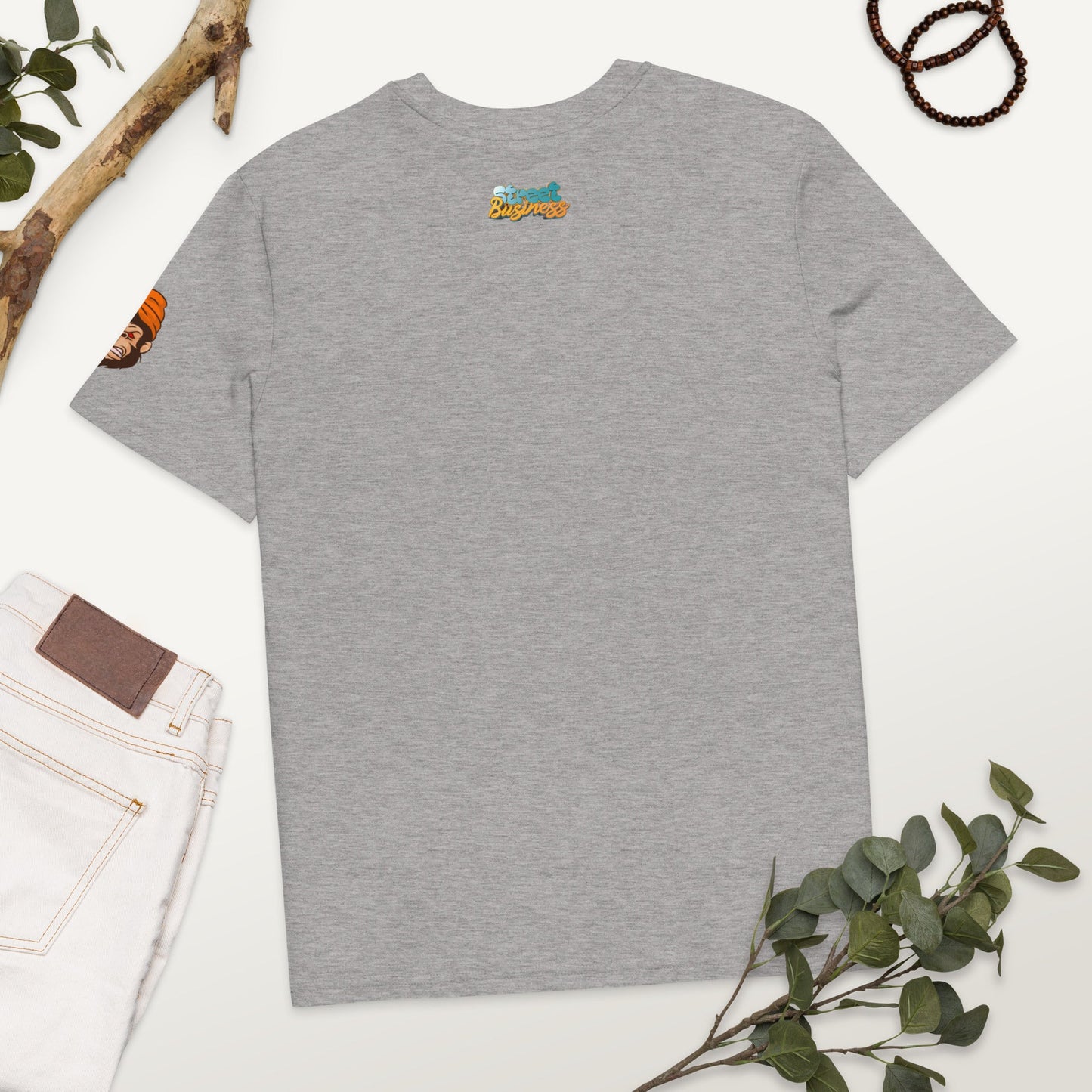 Organic Cotton No Caps t-shirt - Street Business Urban Wear
