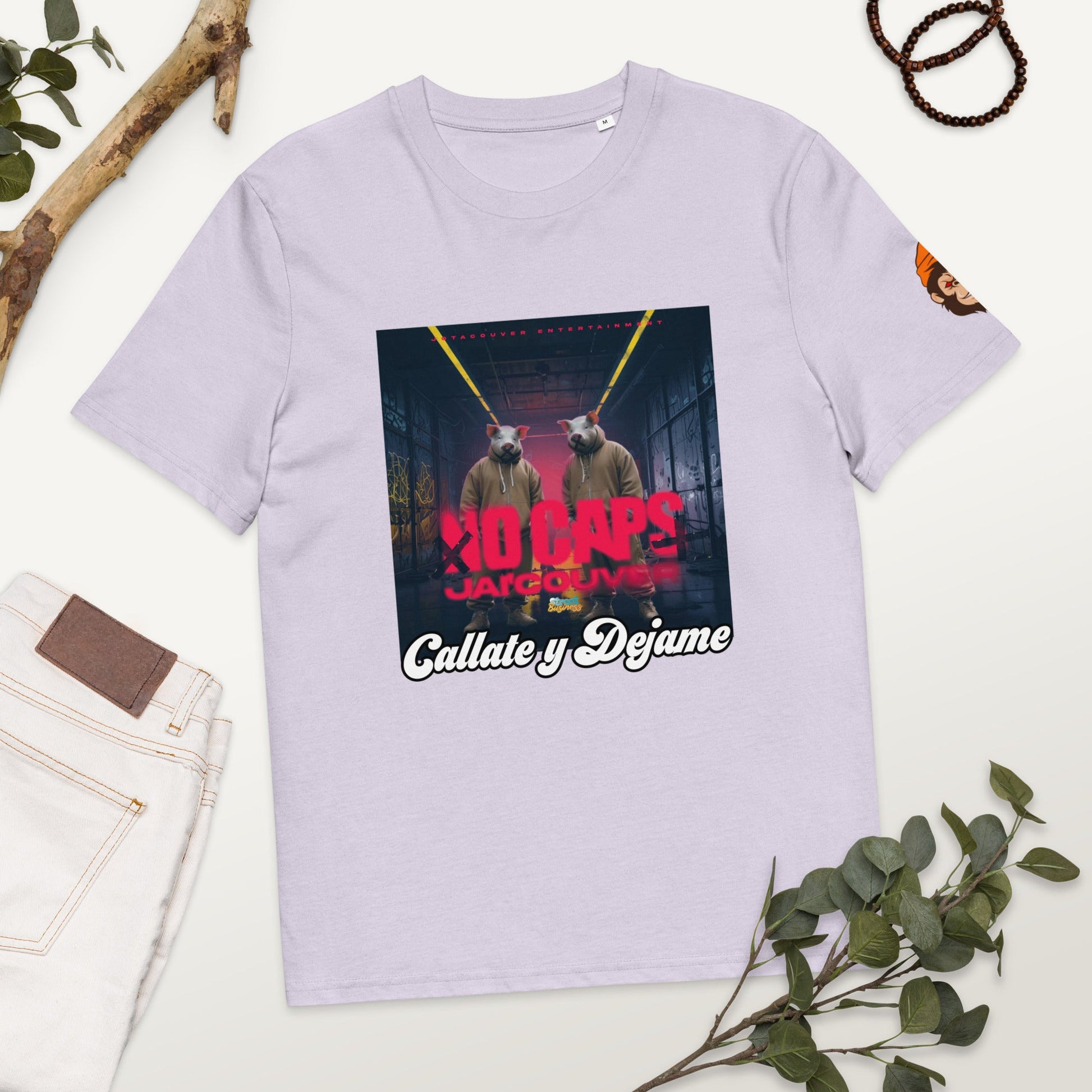 Organic Cotton No Caps t-shirt - Street Business Urban Wear
