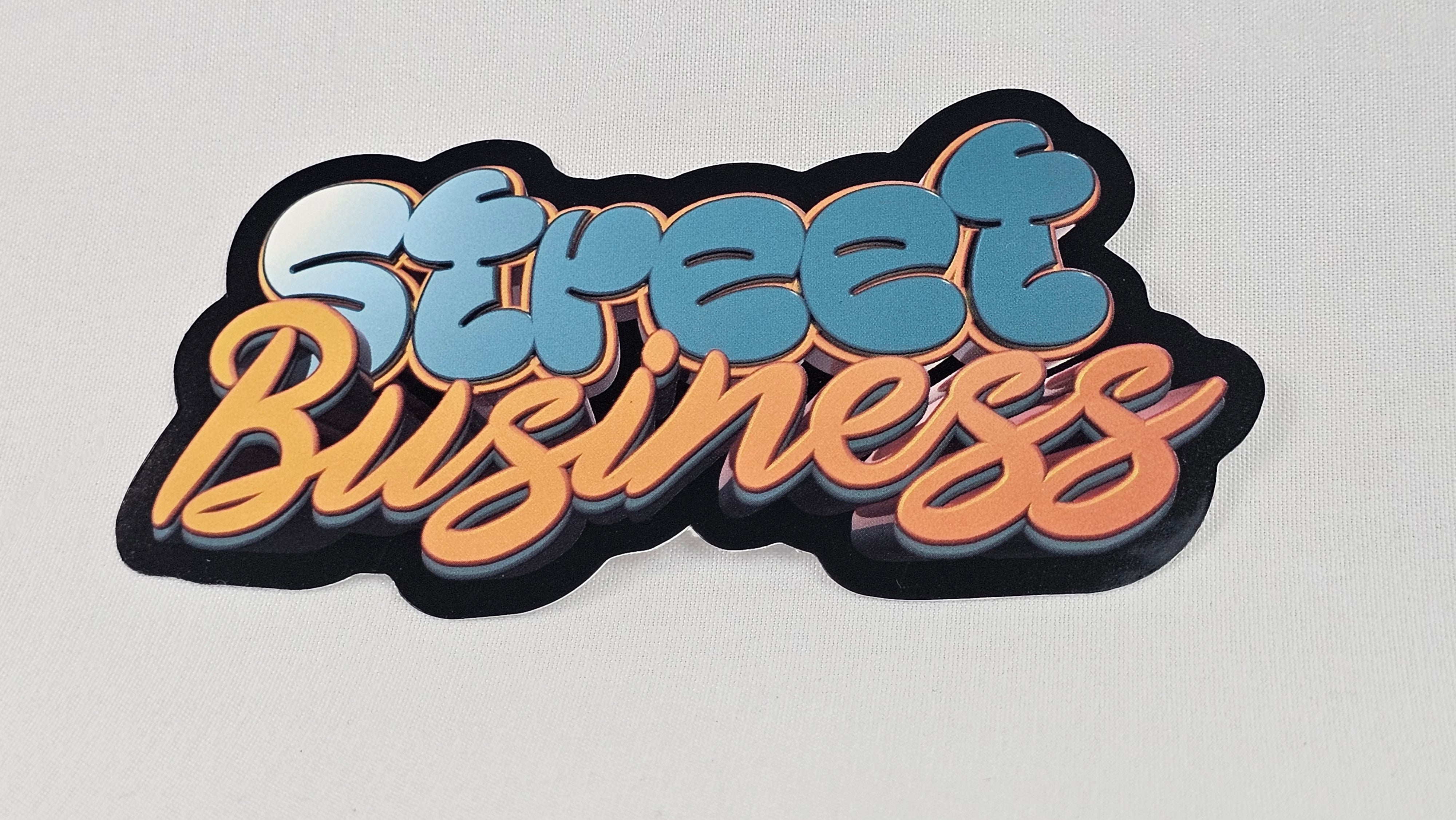 Street Business™ Limited Drop Vinyl Sticker — Urban Flex Edition