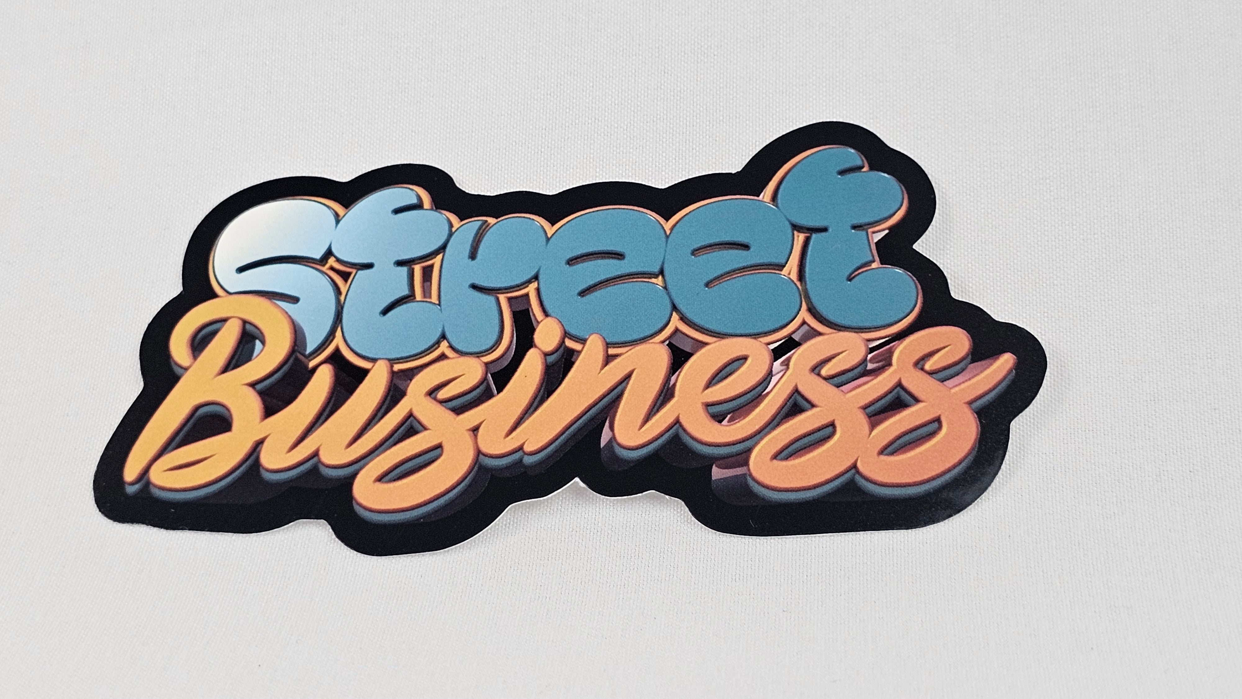 Street Business™ Limited Drop Vinyl Sticker — Urban Flex Edition