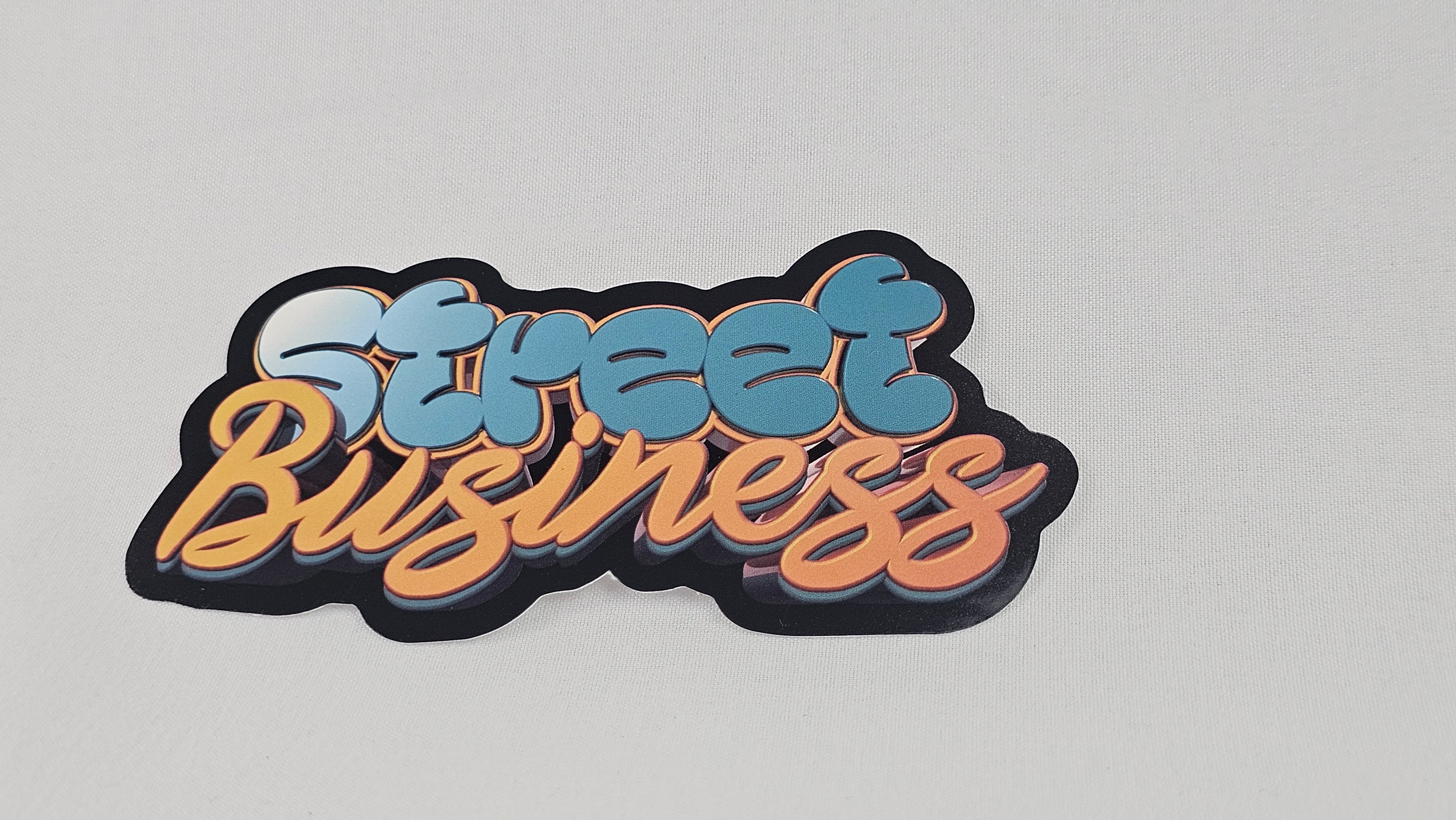 Street Business™ Limited Drop Vinyl Sticker — Urban Flex Edition