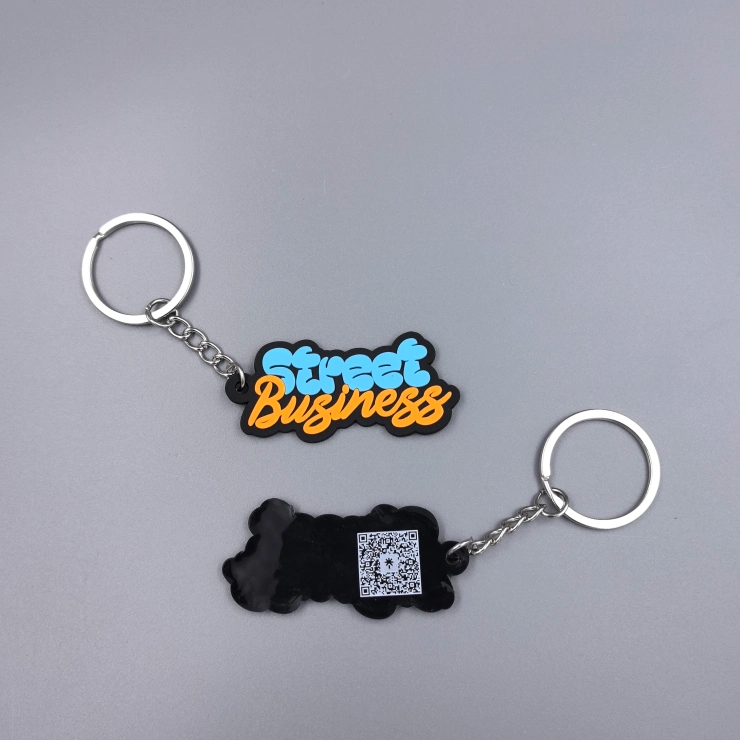 Street Business™ Limited Drop PVC Key Chain — Urban Flex Accessory