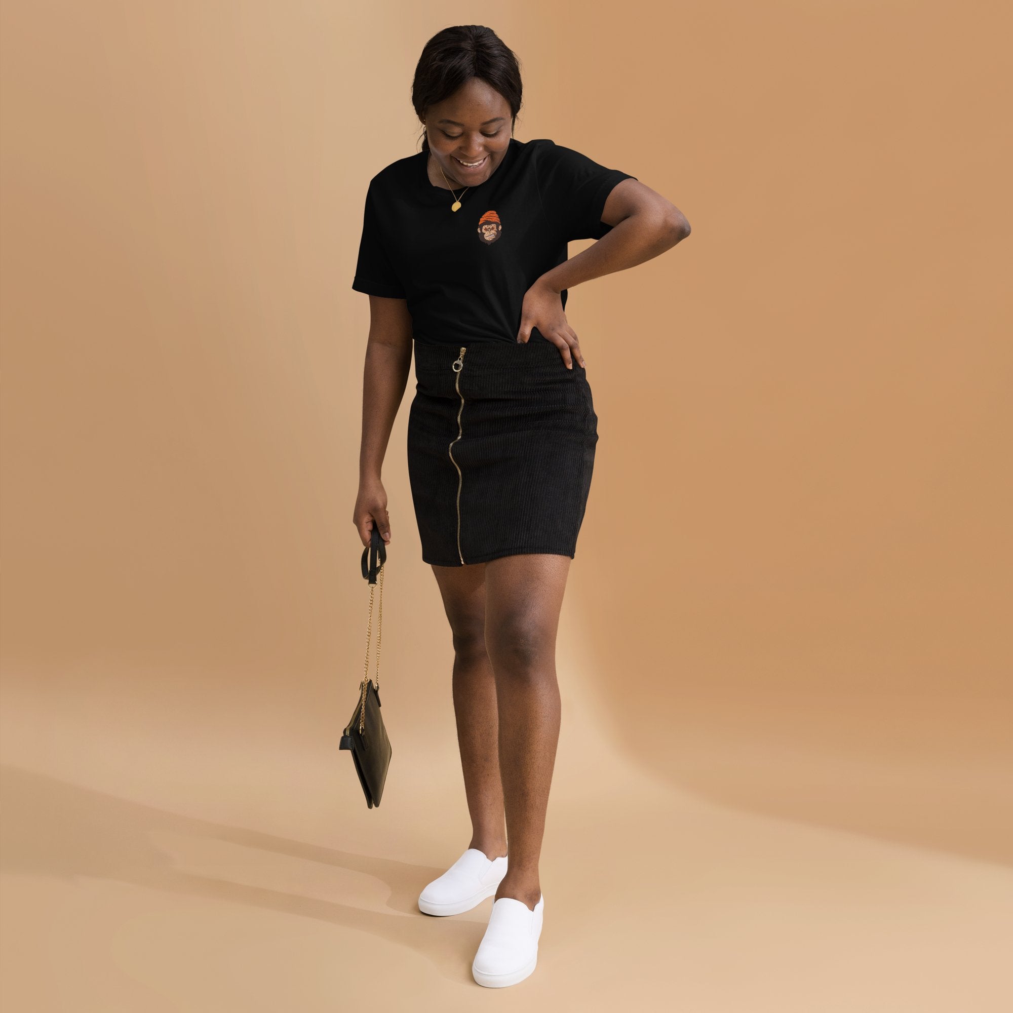 Street Business Angry Gorilla Embroidery Unisex T-shirt - Street Business Urban Wear