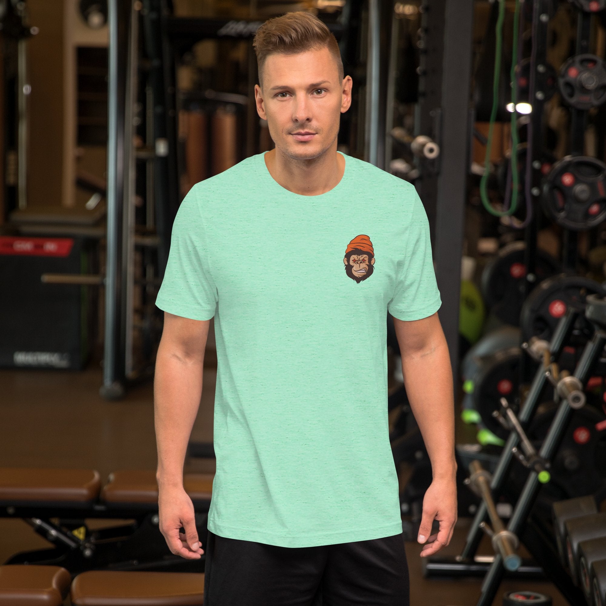 Street Business Angry Gorilla Embroidery Unisex T-shirt - Street Business Urban Wear