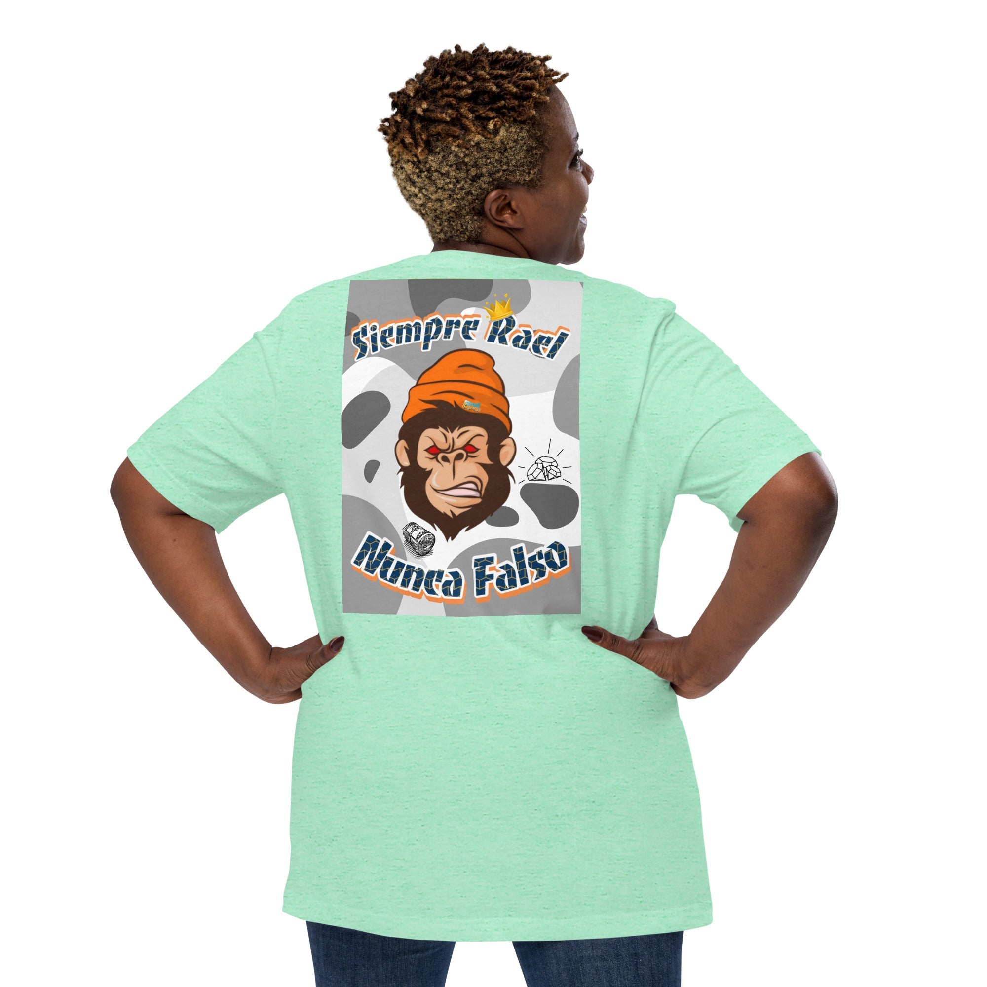 Street Business Angry Gorilla Embroidery Unisex T-shirt - Street Business Urban Wear