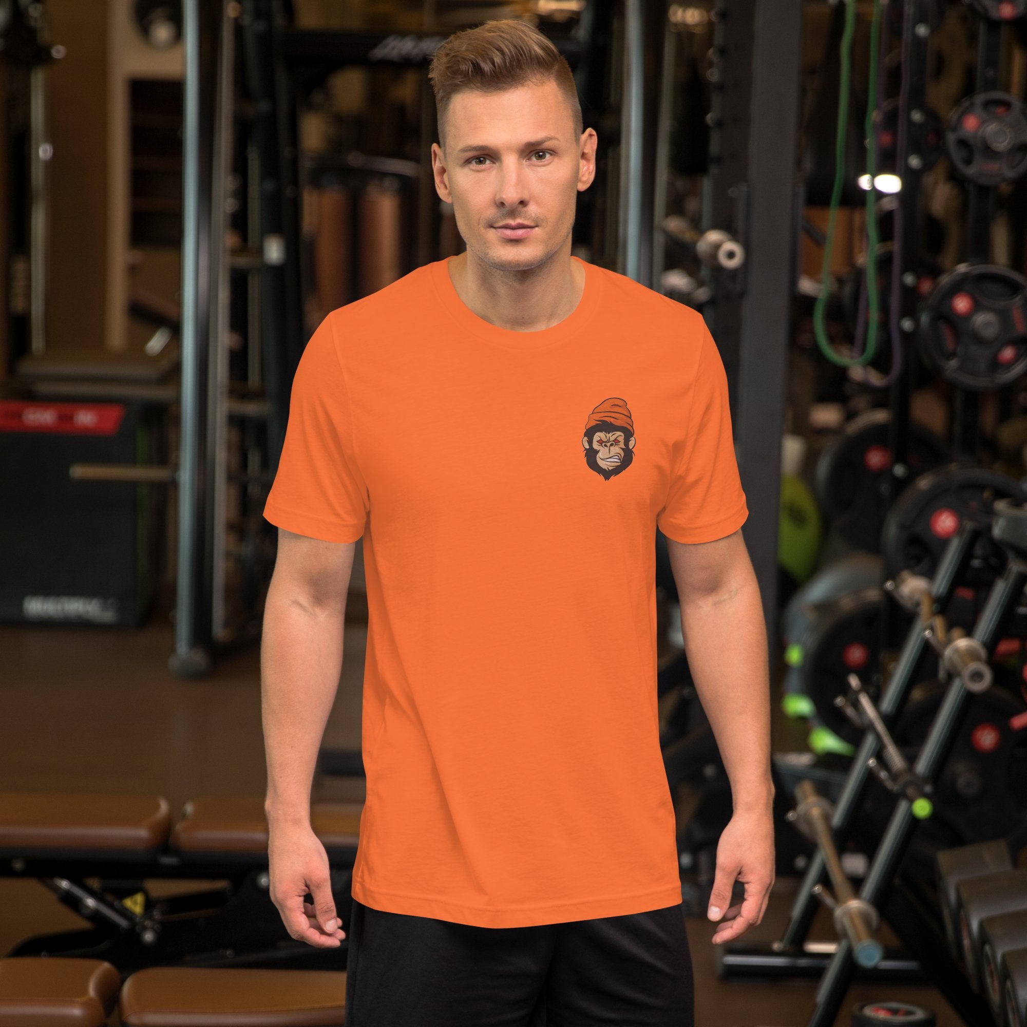 Street Business Angry Gorilla Embroidery Unisex T-shirt - Street Business Urban Wear