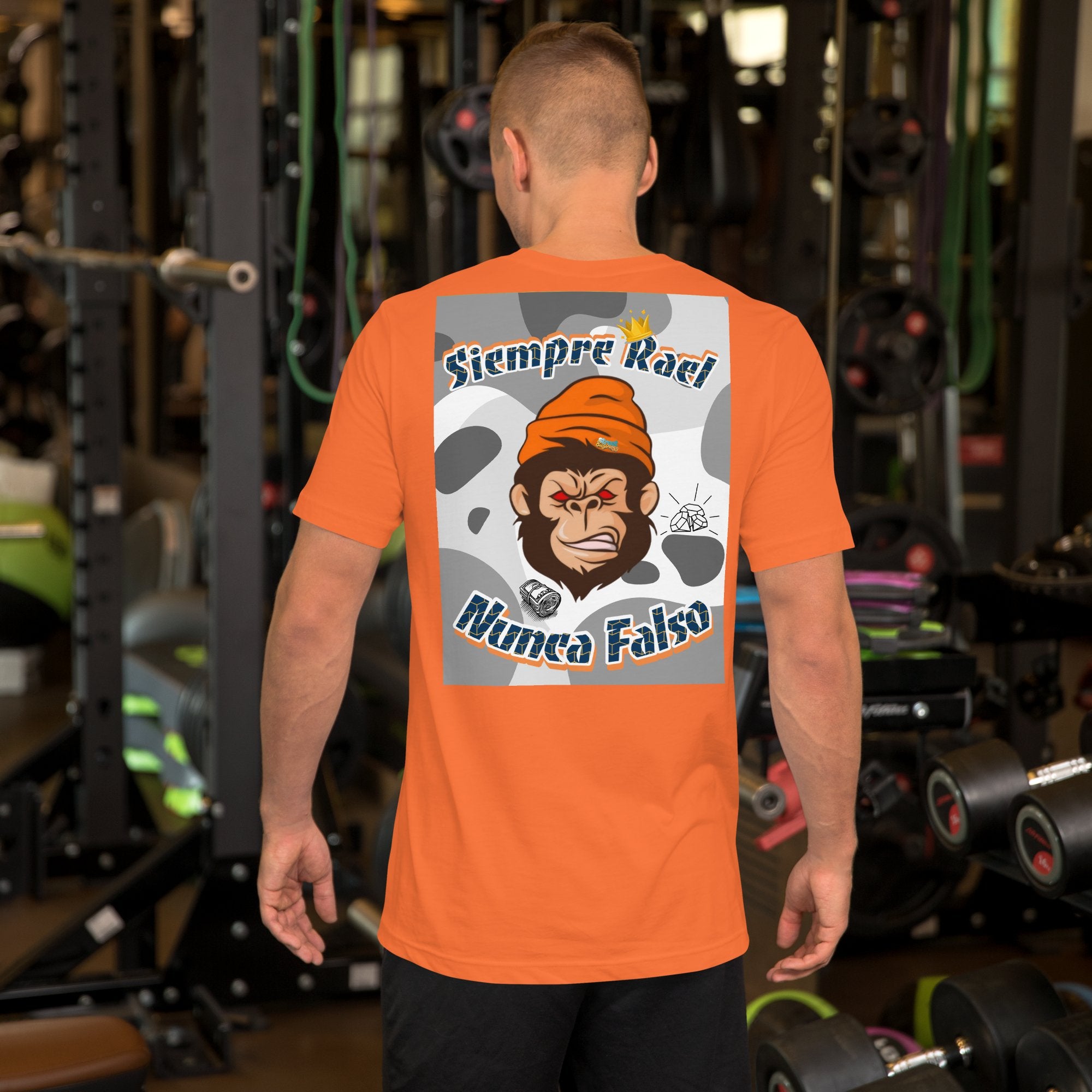 Street Business Angry Gorilla Embroidery Unisex T-shirt - Street Business Urban Wear