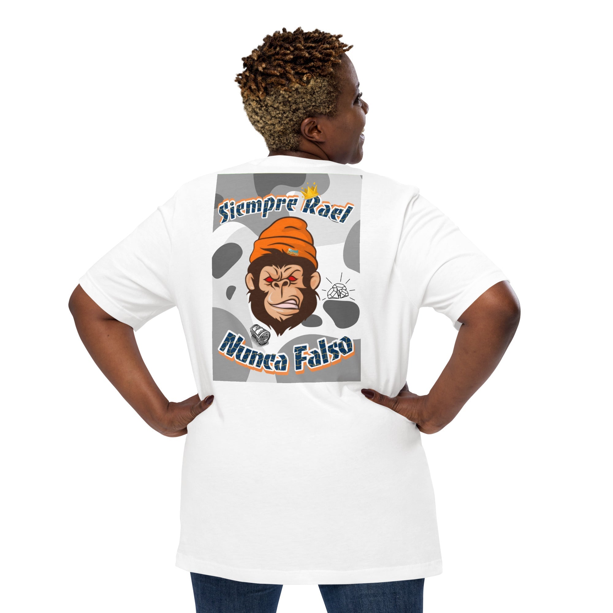 Street Business Angry Gorilla Embroidery Unisex T-shirt - Street Business Urban Wear