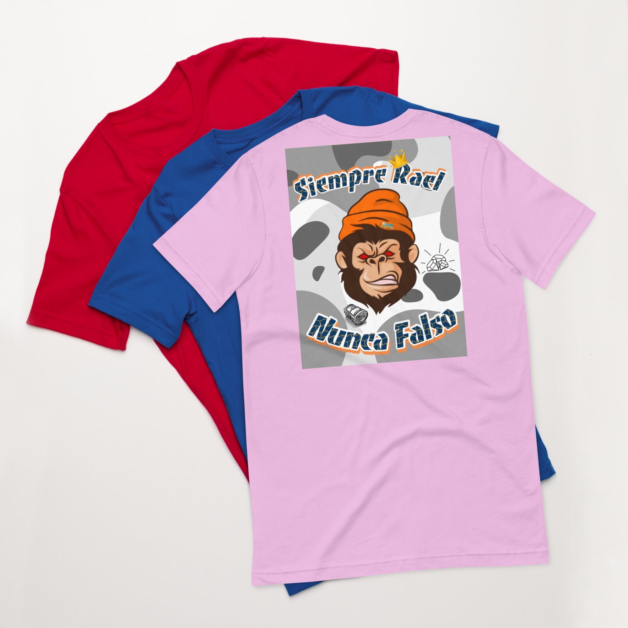 Street Business Angry Gorilla Embroidery Unisex T-shirt - Street Business Urban Wear