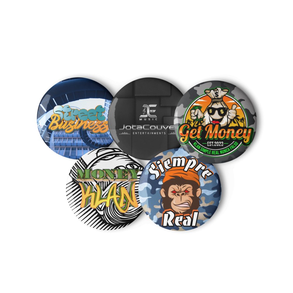 Street Business Set of Pin Buttons - Street Business Urban Wear