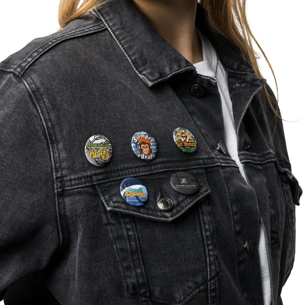 Street Business Set of Pin Buttons - Street Business Urban Wear