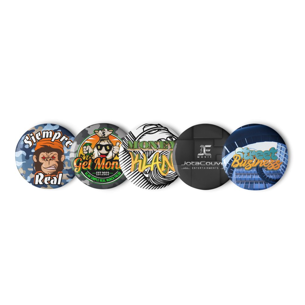 Street Business Set of Pin Buttons - Street Business Urban Wear