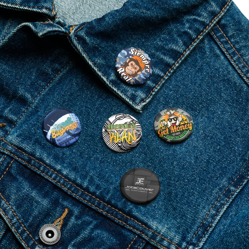 Street Business Set of Pin Buttons - Street Business Urban Wear